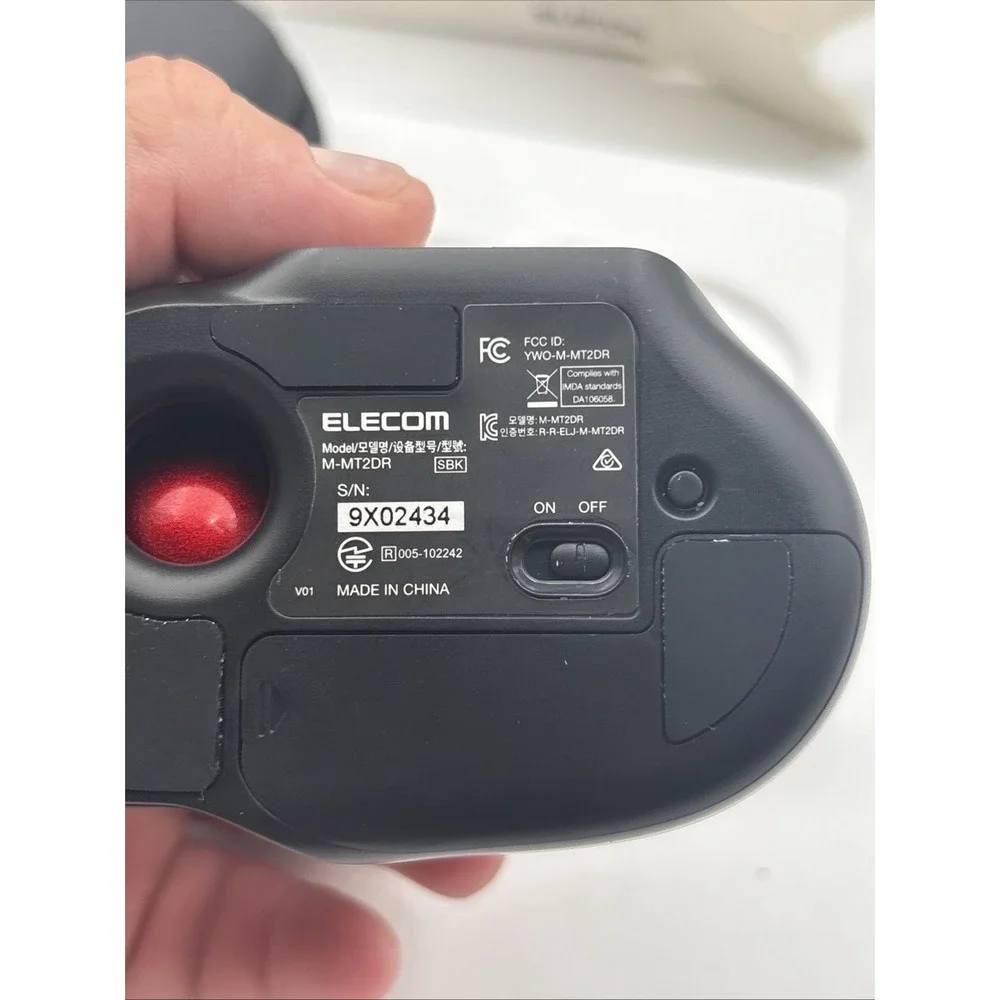 ELECOM Wireless Trackball Mouse M-MT2DRSBK S size 5-Button JP
